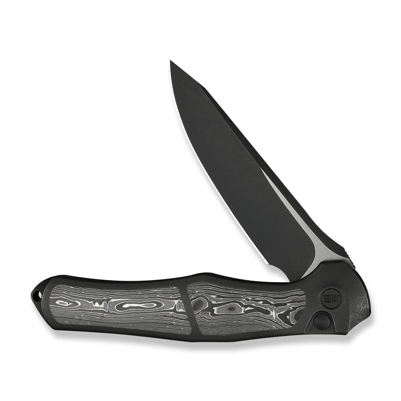 WEKNIFE 702XI M390钢 钛+碳纤维手柄 WE07B-2 钛黑色 3200