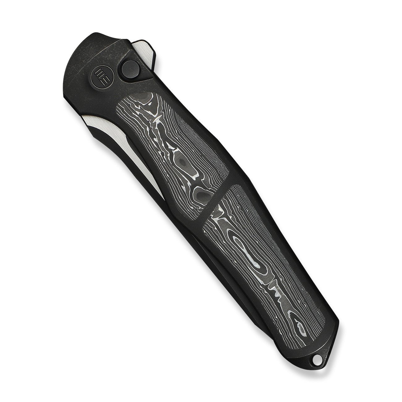 WEKNIFE 702XI M390钢 钛+碳纤维手柄 WE07B-2 钛黑色 3200