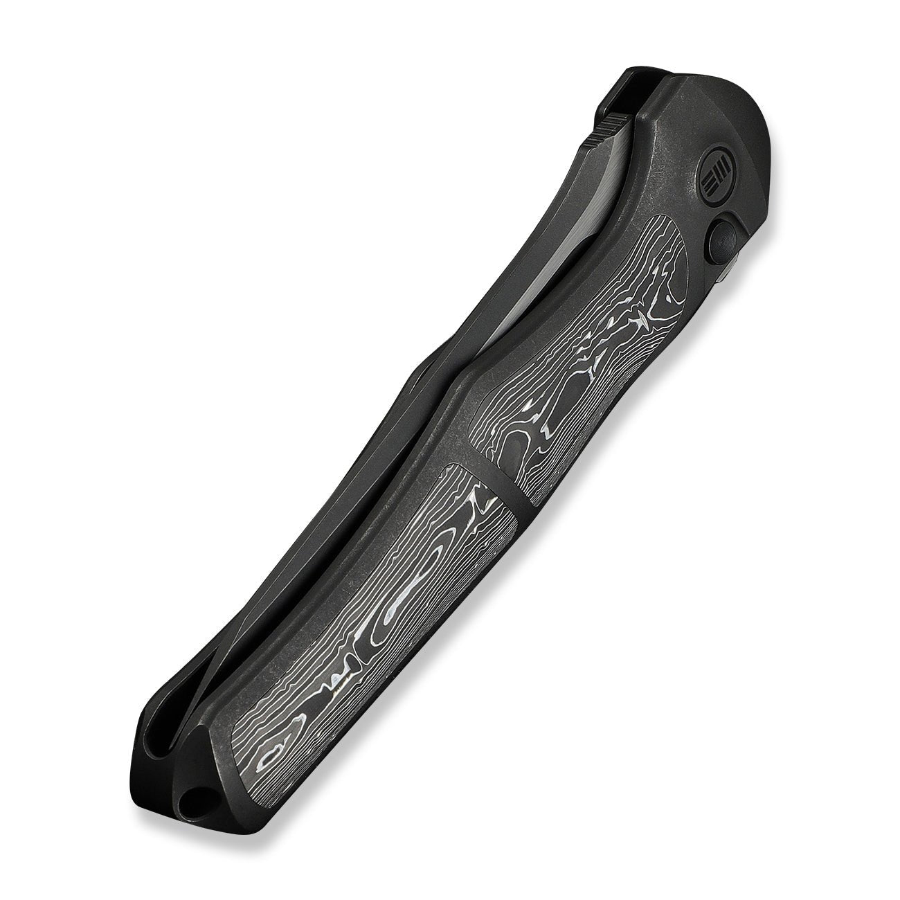 WEKNIFE 702XI M390钢 钛+碳纤维手柄 WE07B-2 钛黑色 3200