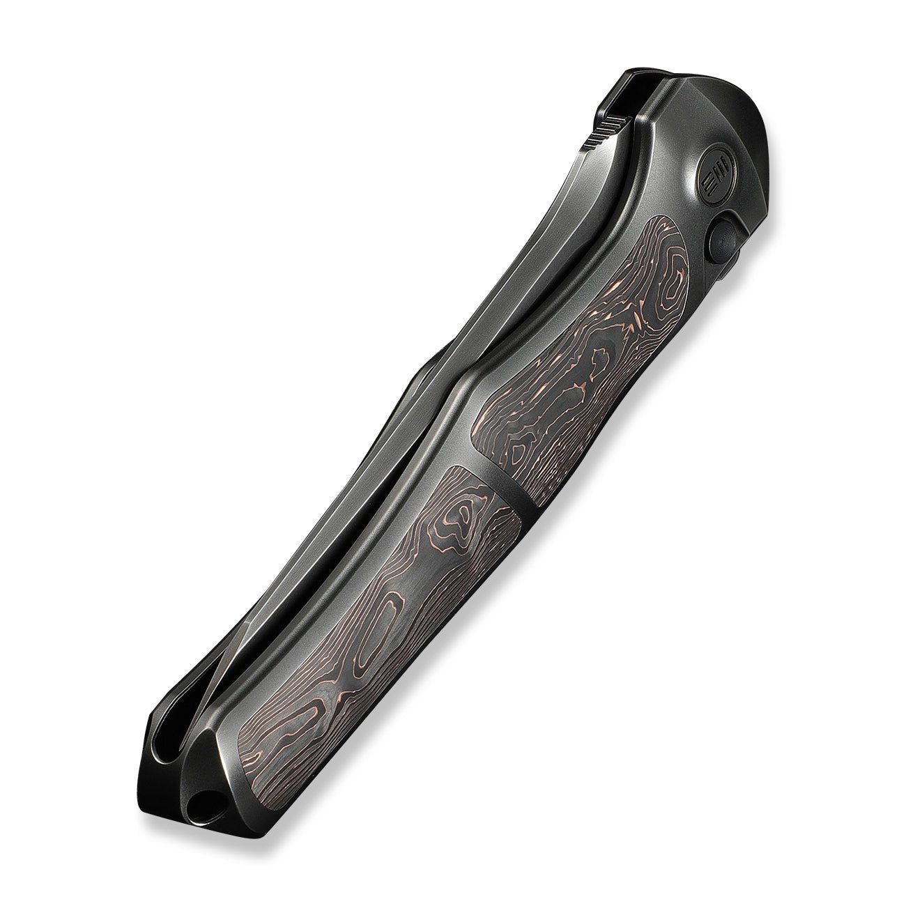 WEKNIFE 702XI M390钢  钛+碳纤维手柄 WE07B-3 钛灰色 3400