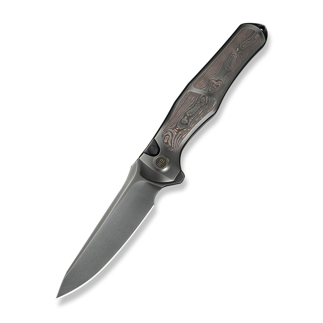 WEKNIFE 702XI M390钢  钛+碳纤维手柄 WE07B-3 钛灰色 3400