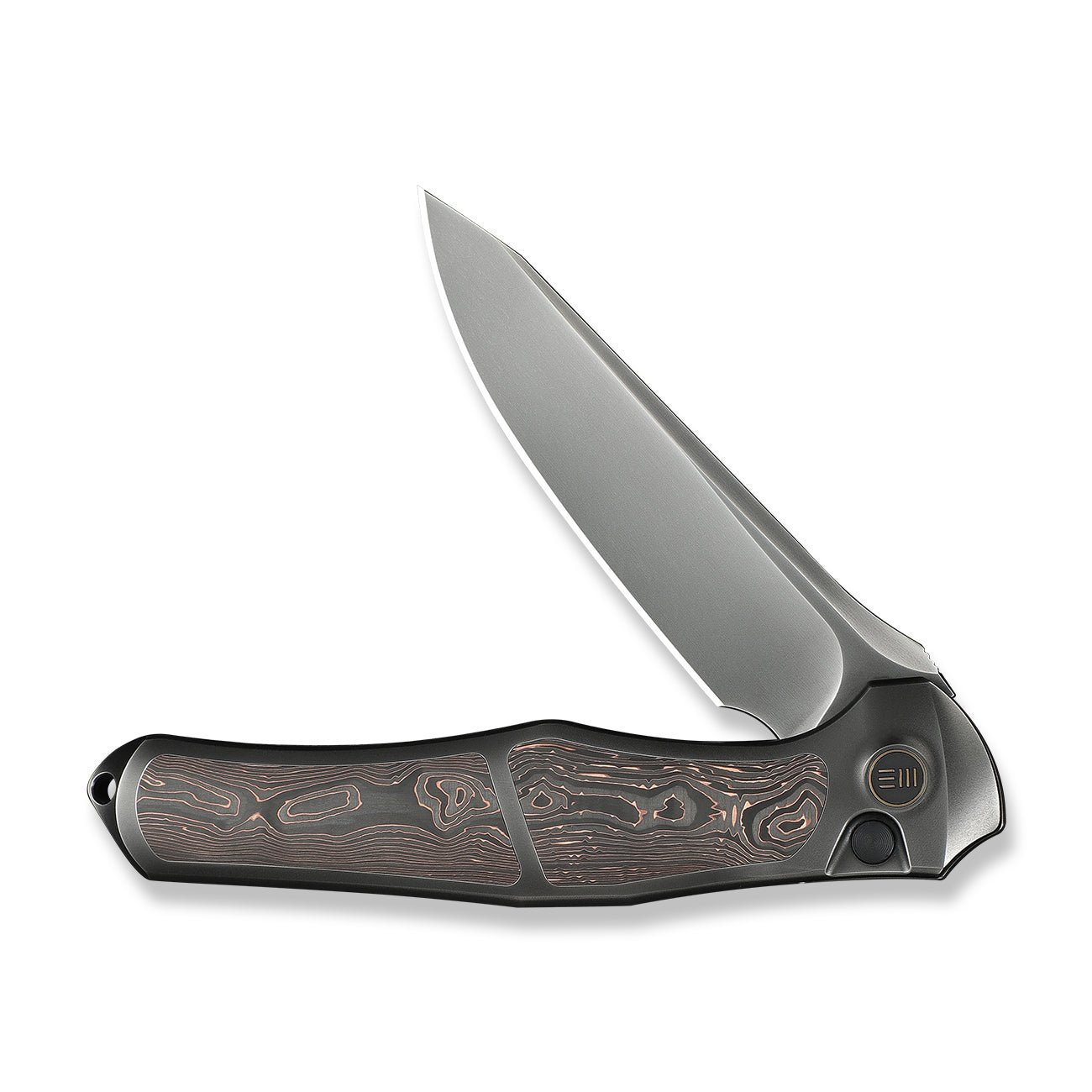WEKNIFE 702XI M390钢  钛+碳纤维手柄 WE07B-3 钛灰色 3400