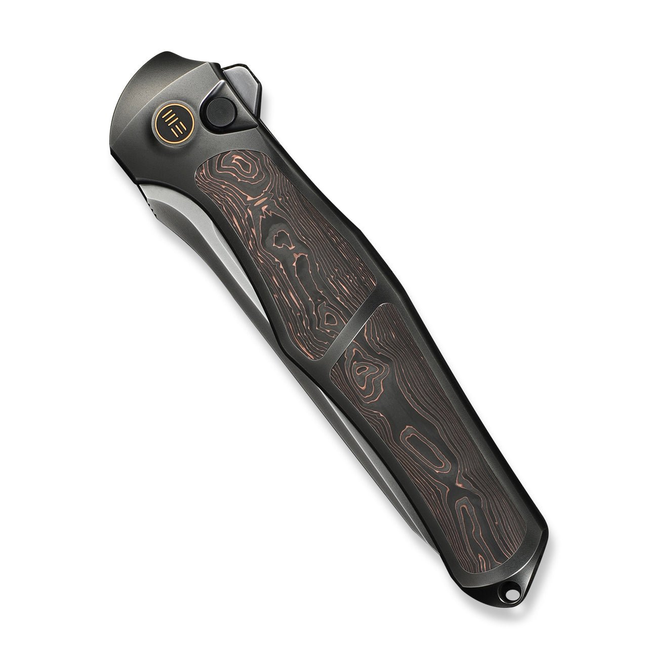 WEKNIFE 702XI M390钢  钛+碳纤维手柄 WE07B-3 钛灰色 3400