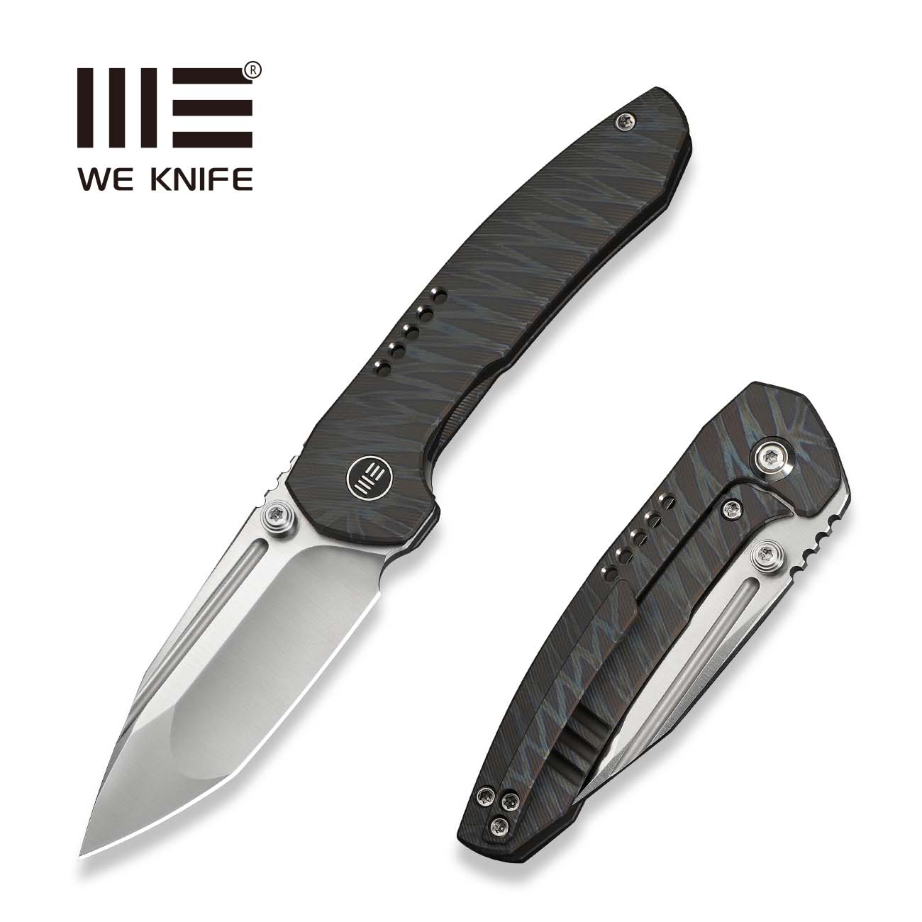 WEKNIFE Micro Trogon M390钢 钛手柄 WE24043-3 钛黑色 2200