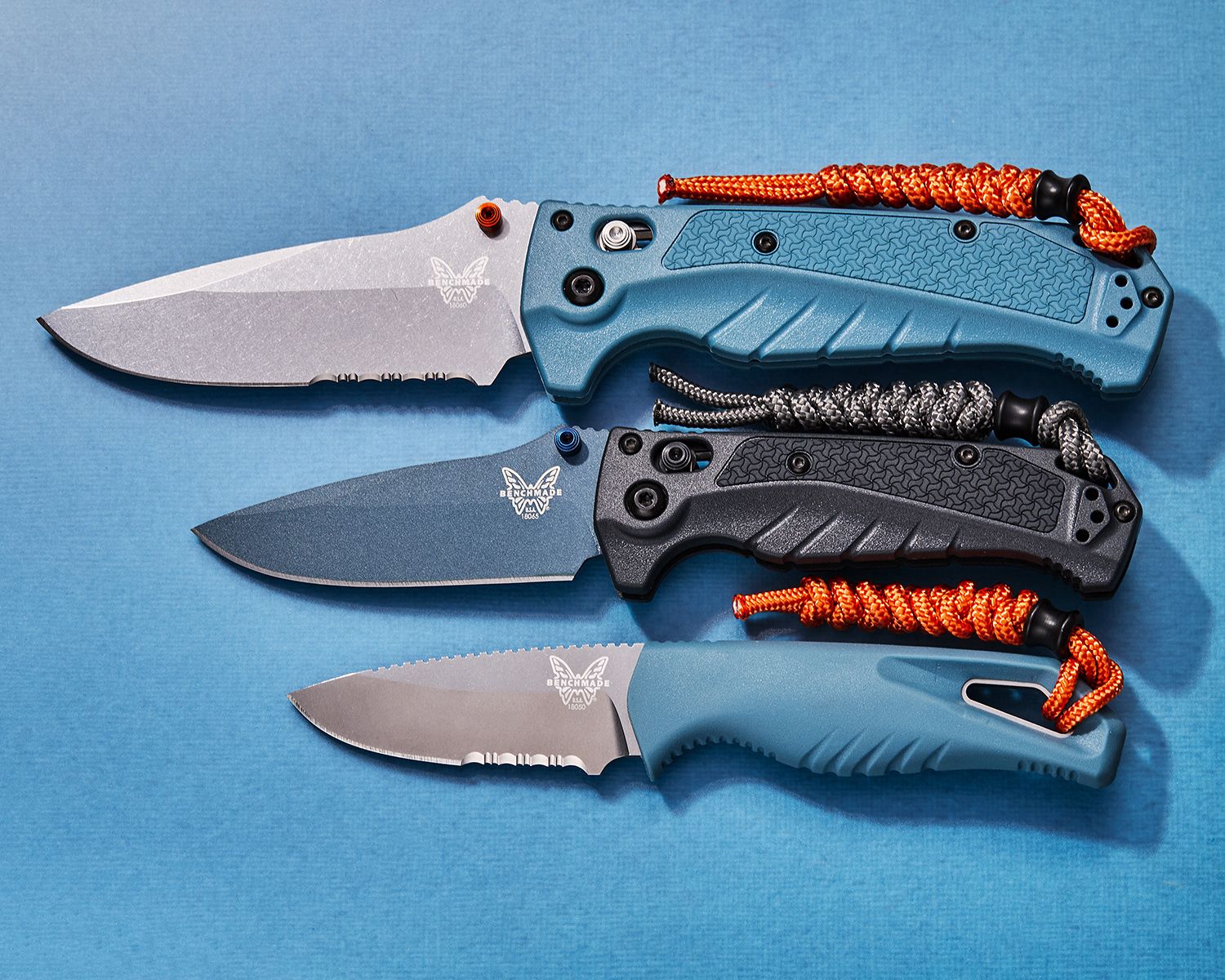 Benchmade Water Adira AXIS CPM-MagnaCut钢 Grivory 手柄18060BT-01  蓝色 1999