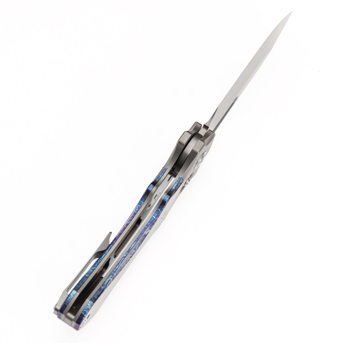 KANSEPT Quasar 大马士革钢 钛手柄 K1099V3 黑蓝色 1900