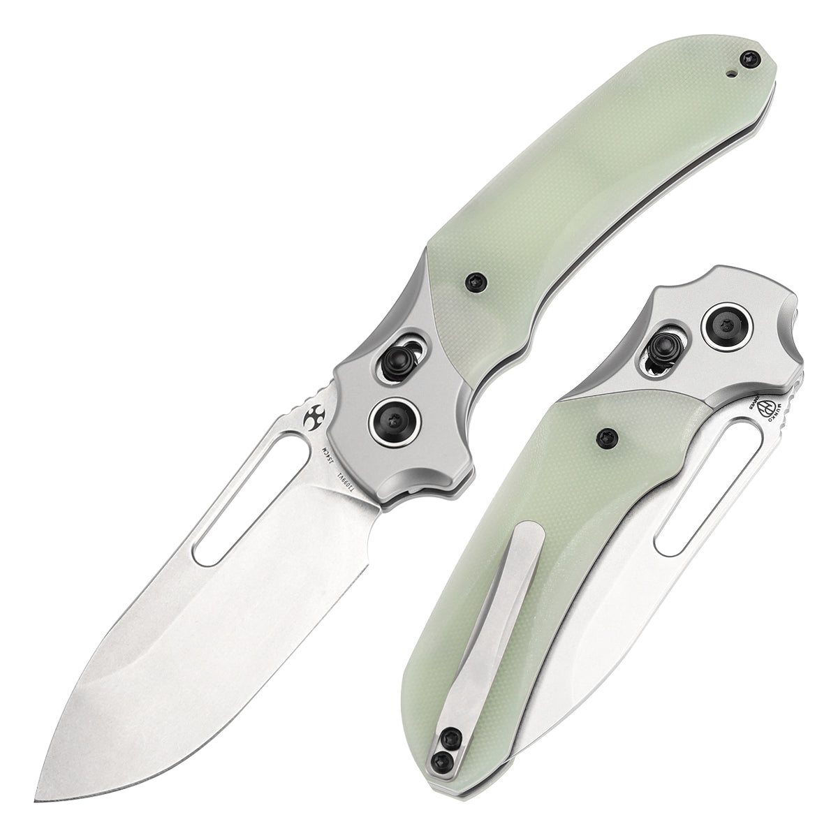 KANSEPT Quasar 154CM钢 Jade G10手柄 T1099V1 780