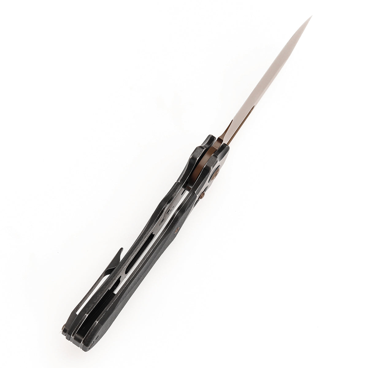 KANSEPT Quasar 154CM钢 G10 手柄 T1099V3 深玫瑰金色 880