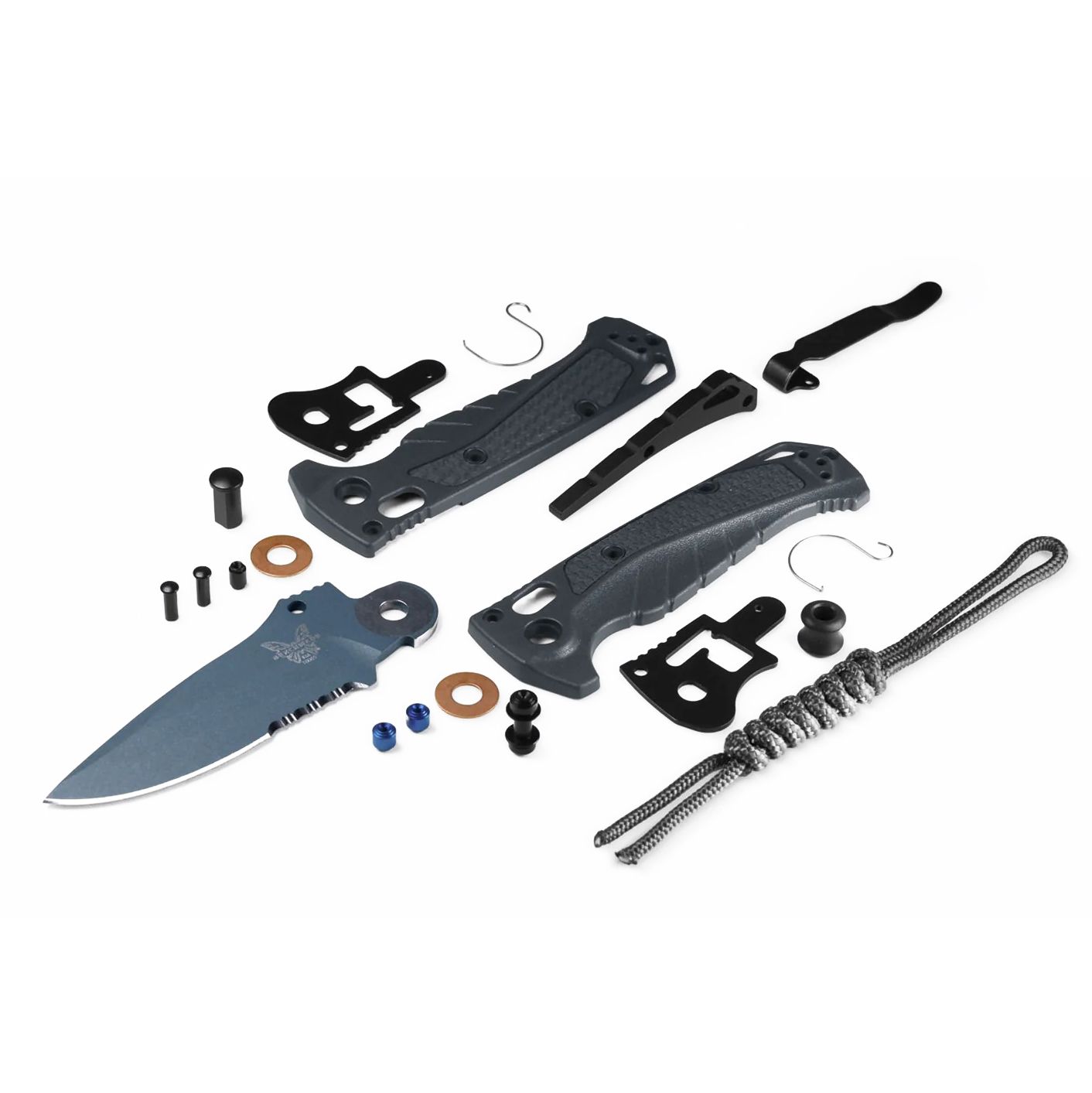 Benchmade Water mini Adira AXIS CPM-MagnaCut钢 Grivory 手柄 蓝色 18065SBT-01 1999