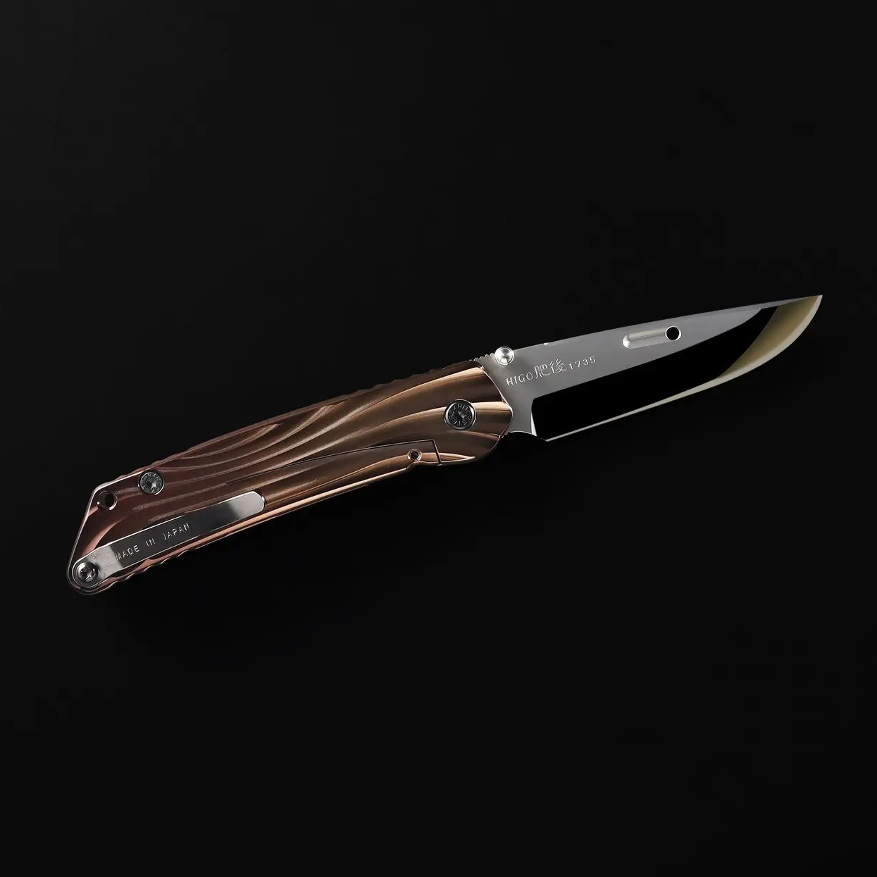 Rockstead HIGOⅡ TI-ZDP (SAB) 日本花田洋肥厚二代钛柄碳纤维贴片