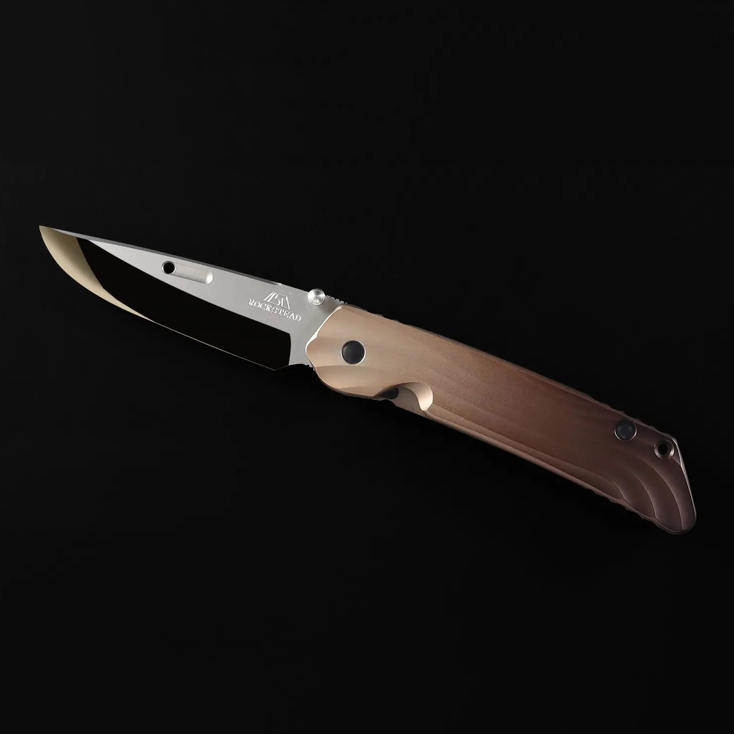 Rockstead HIGOⅡ TI-ZDP (MAB) 日本花田洋肥厚二代钛柄碳纤维贴片