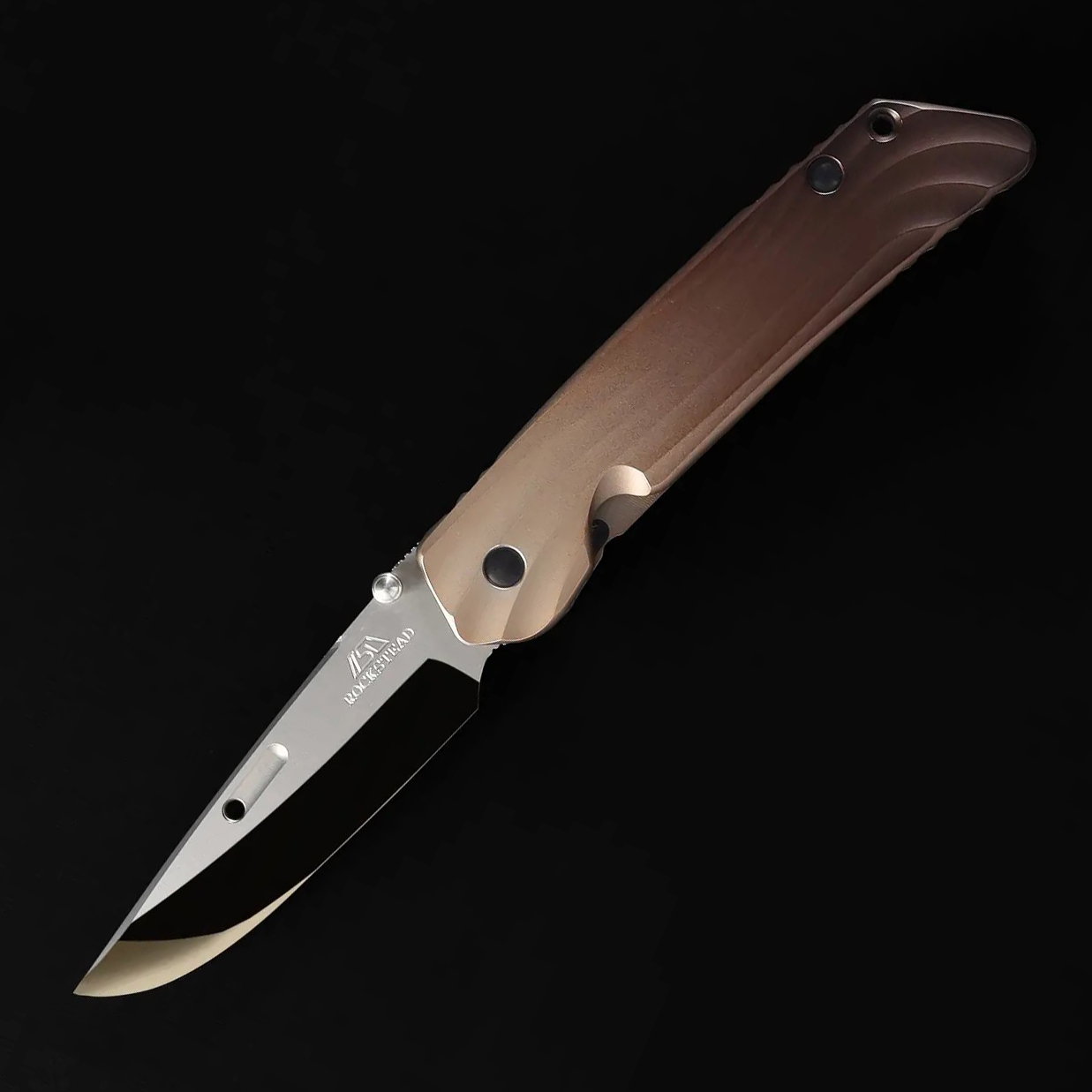 Rockstead HIGOⅡ TI-ZDP (MAB) 日本花田洋肥厚二代钛柄碳纤维贴片