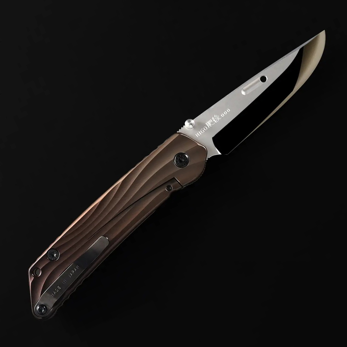 Rockstead HIGOⅡ TI-ZDP (MAB) 日本花田洋肥厚二代钛柄碳纤维贴片