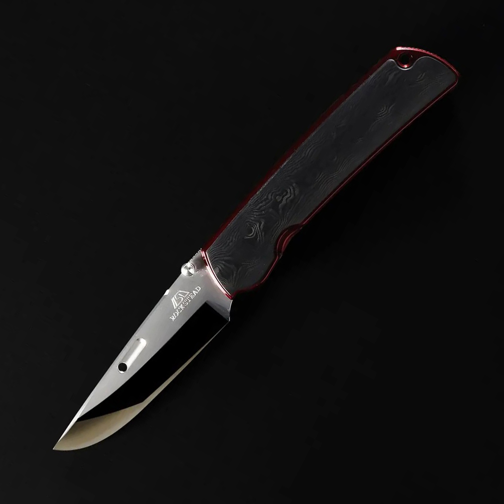 Rockstead HIGOⅡ X-FCF-ZDP (BDR) 日本花田洋肥厚二代钛柄碳纤维贴片