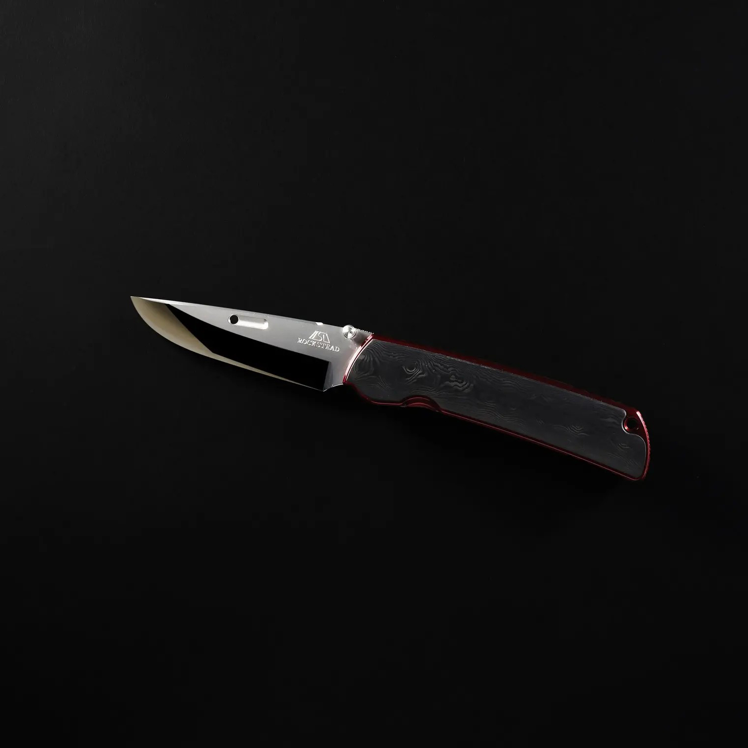 Rockstead HIGOⅡ X-FCF-ZDP (BDR) 日本花田洋肥厚二代钛柄碳纤维贴片