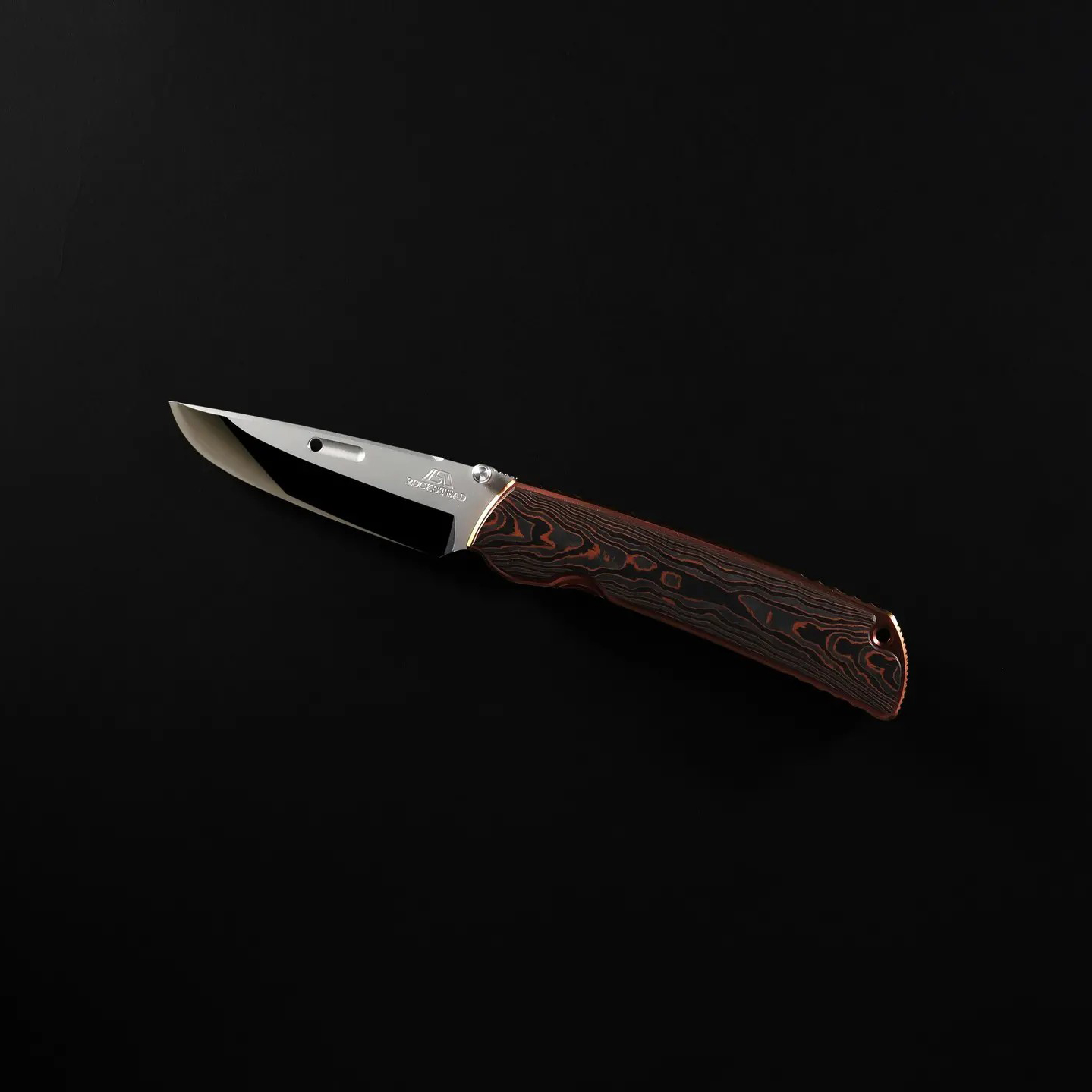 Rockstead HIGOⅡ X-FCF-ZDP (CC) 日本花田洋肥厚二代钛柄碳纤维贴片