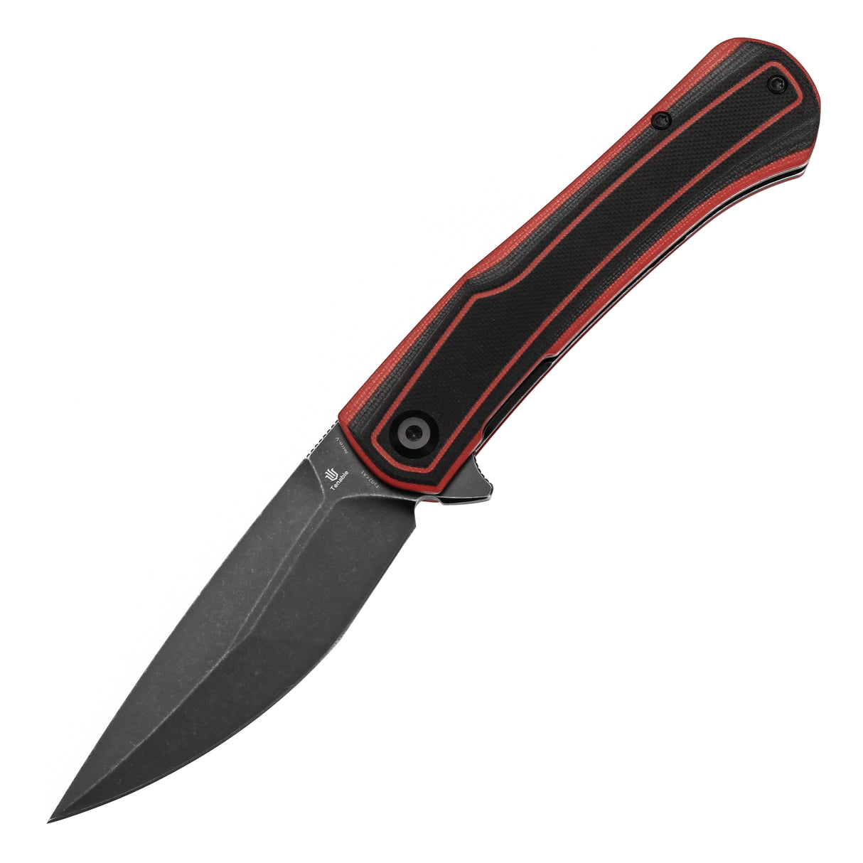 Tenable Kratos Nitro-V钢 G10手柄 T1024A1 黑红色 400