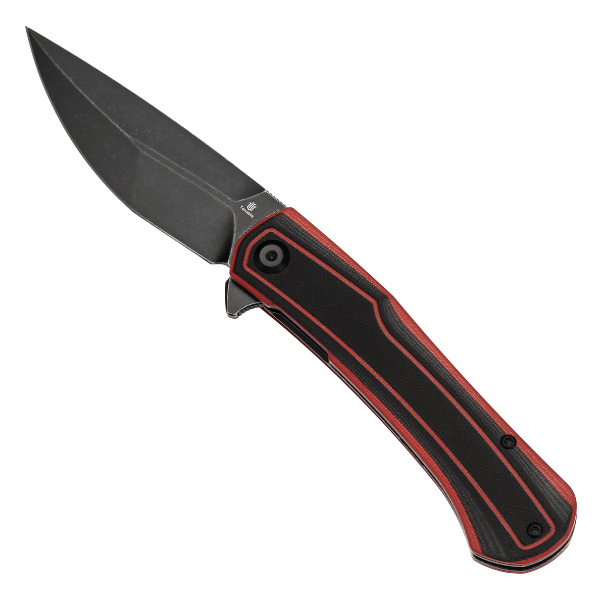 Tenable Kratos Nitro-V钢 G10手柄 T1024A1 黑红色 400