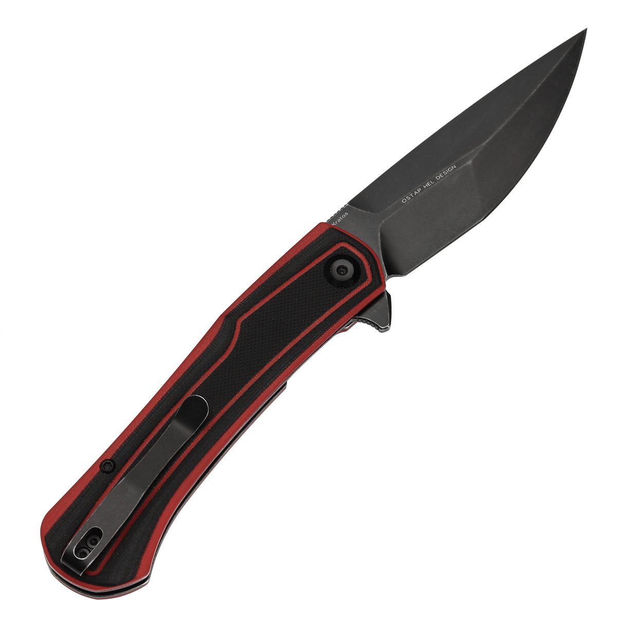 Tenable Kratos Nitro-V钢 G10手柄 T1024A1 黑红色 400