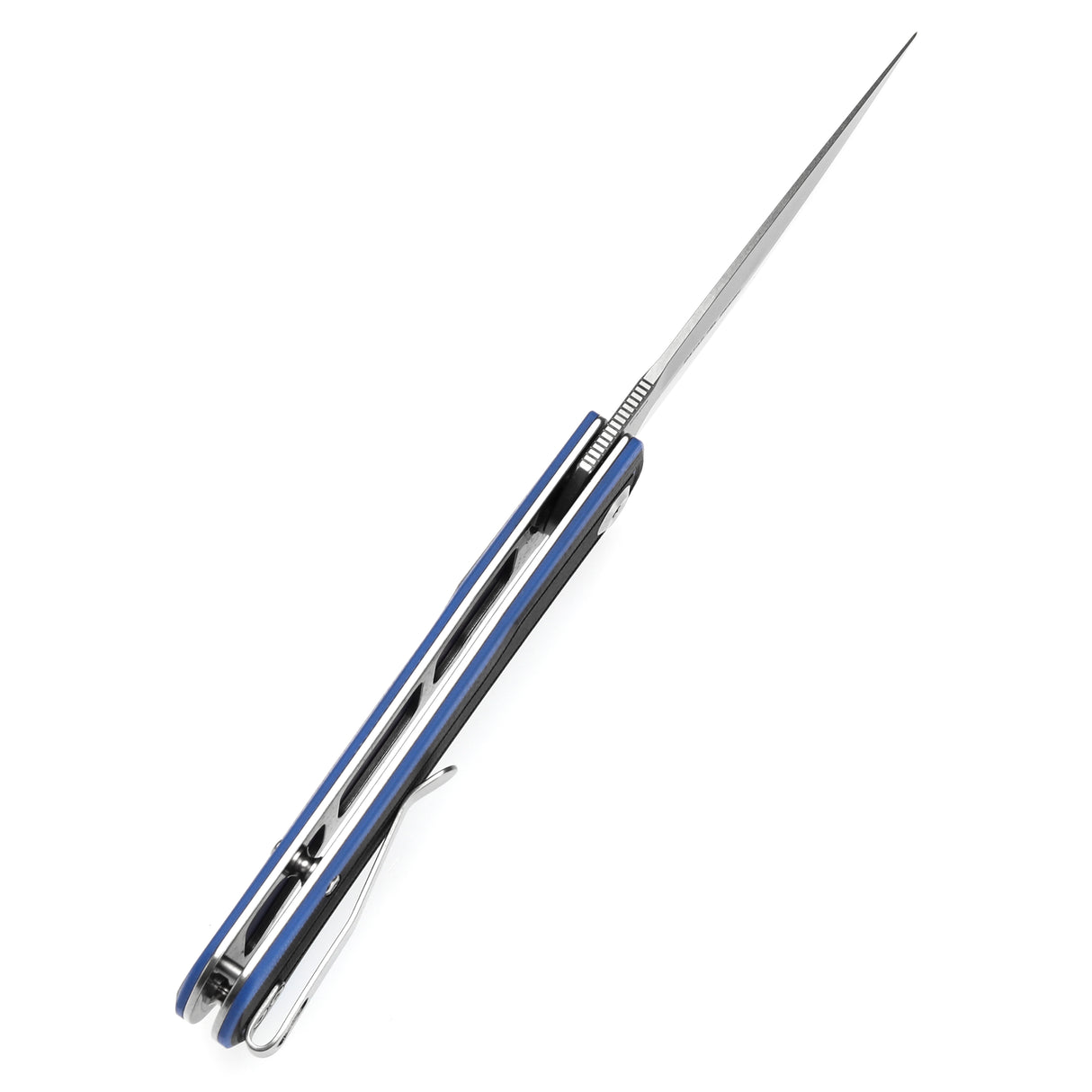 Tenable Kratos Nitro-V钢 G10手柄 T1024A2 黑蓝色 400