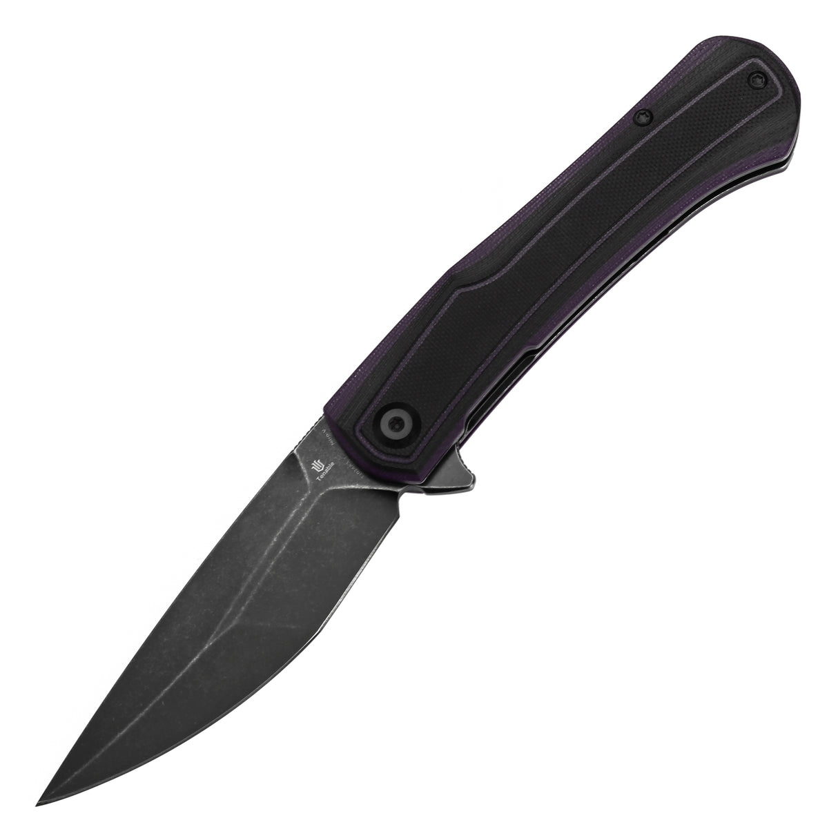 Tenable Kratos Nitro-V钢 G10手柄 T1024A3 黑紫色 400