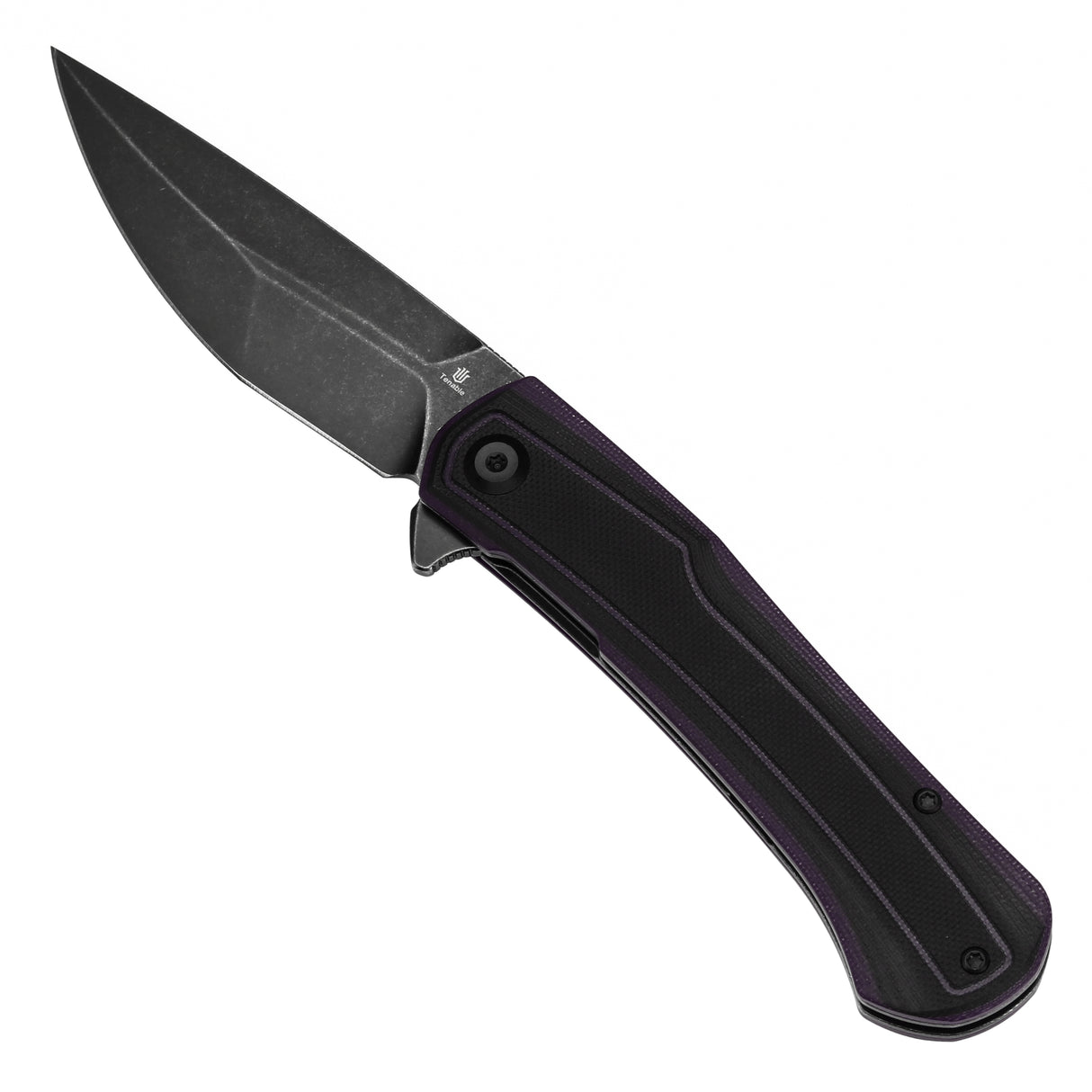 Tenable Kratos Nitro-V钢 G10手柄 T1024A3 黑紫色 400