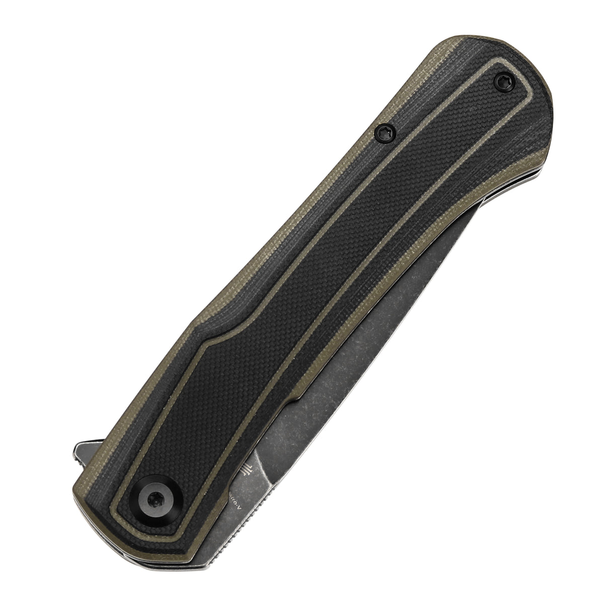 Tenable Kratos Nitro-V钢 G10手柄 T1024A4 黑绿色 400