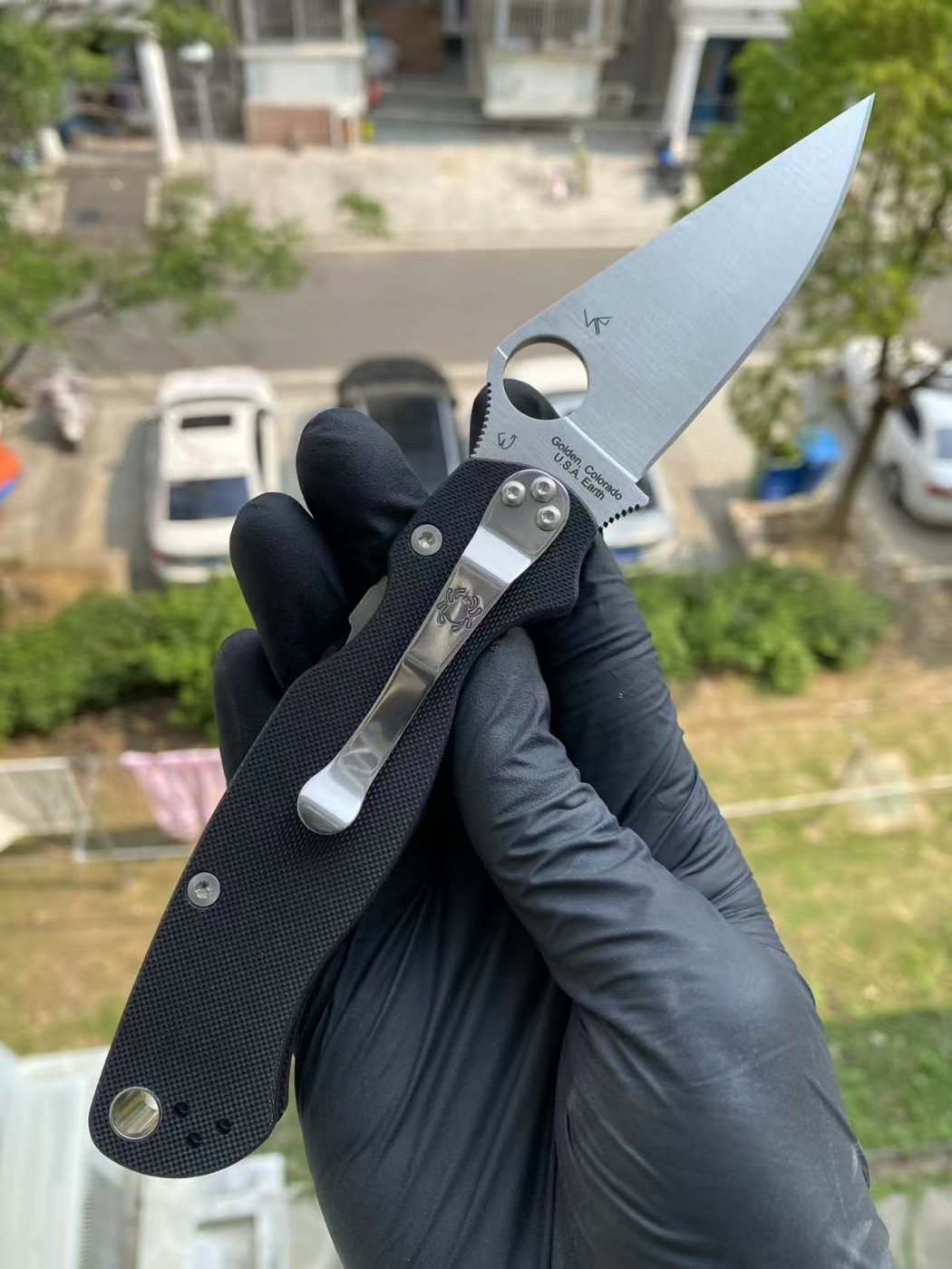 新版本 Spyderco C81GP2 CPM-S45VN钢 G10手柄 1380