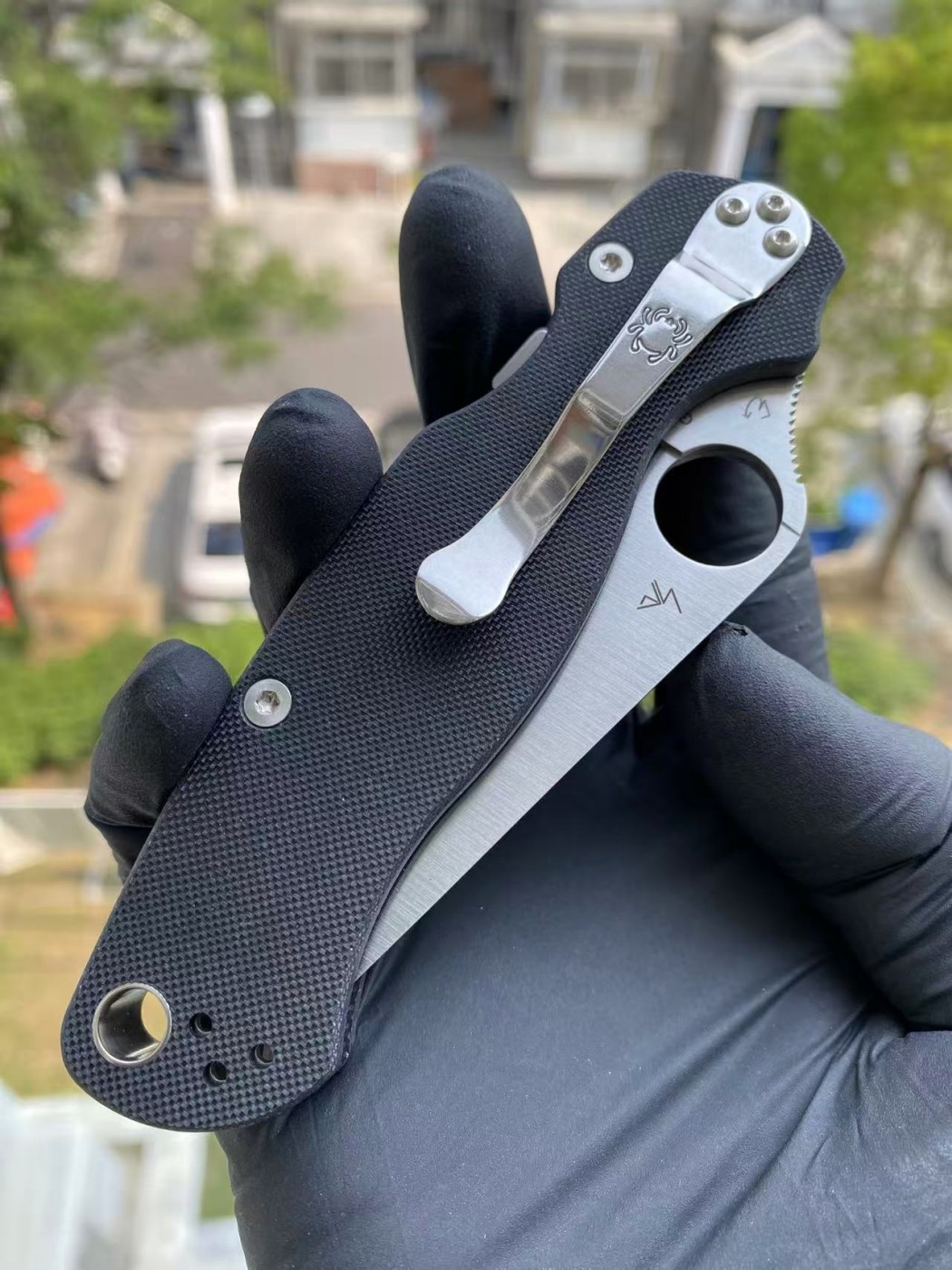 新版本 Spyderco C81GP2 CPM-S45VN钢 G10手柄 1380
