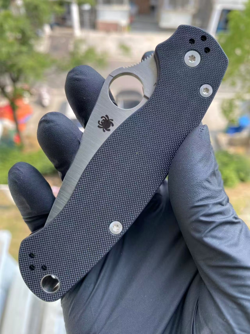 新版本 Spyderco C81GP2 CPM-S45VN钢 G10手柄 1380