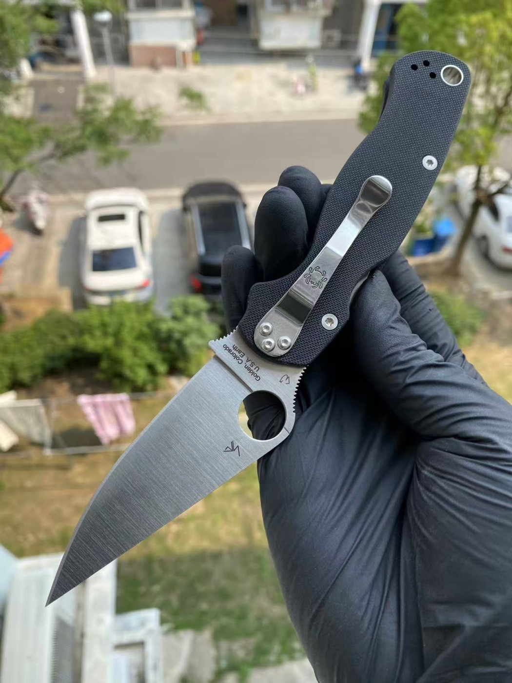 新版本 Spyderco C81GP2 CPM-S45VN钢 G10手柄 1380
