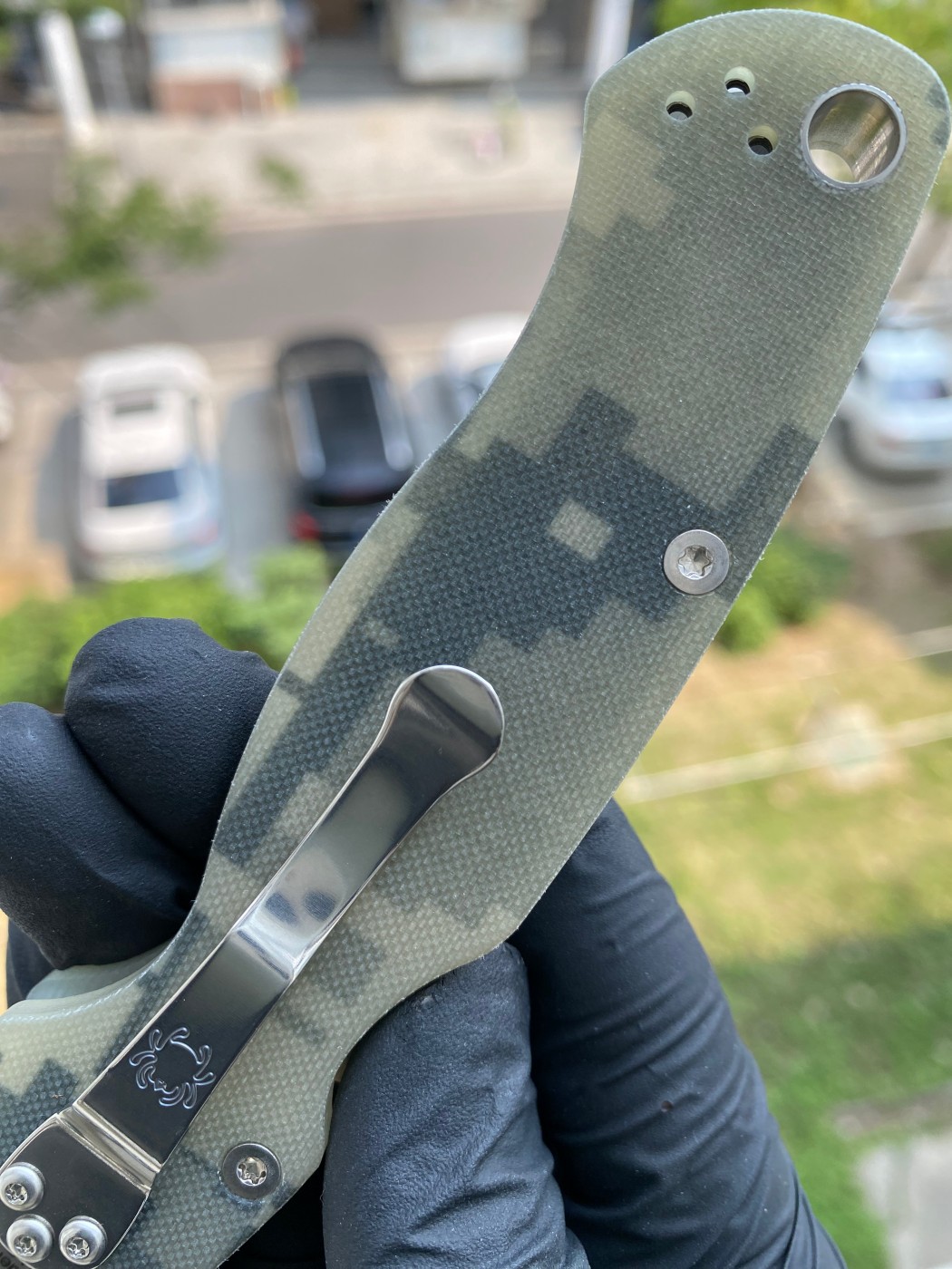 新版本 Spyderco C81GPCMO2 S45VN钢 G10柄 1350