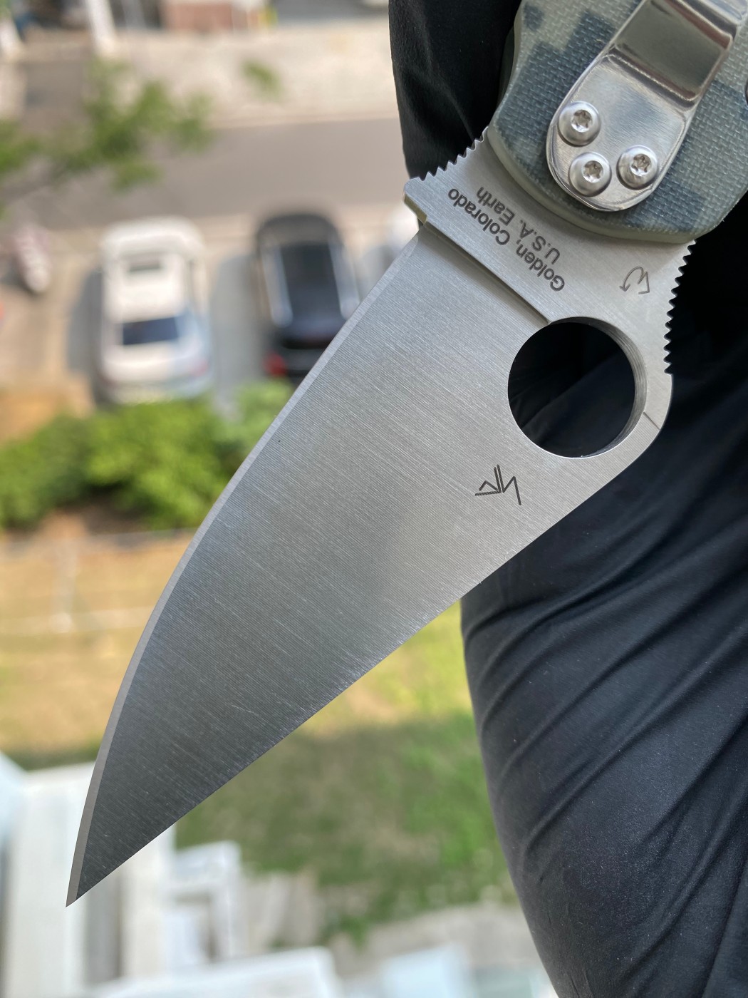 新版本 Spyderco C81GPCMO2 S45VN钢 G10柄 1350