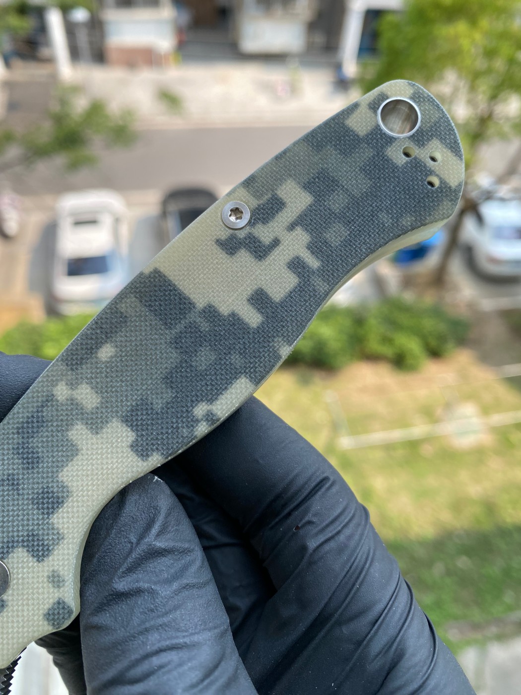 新版本 Spyderco C81GPCMO2 S45VN钢 G10柄 1350