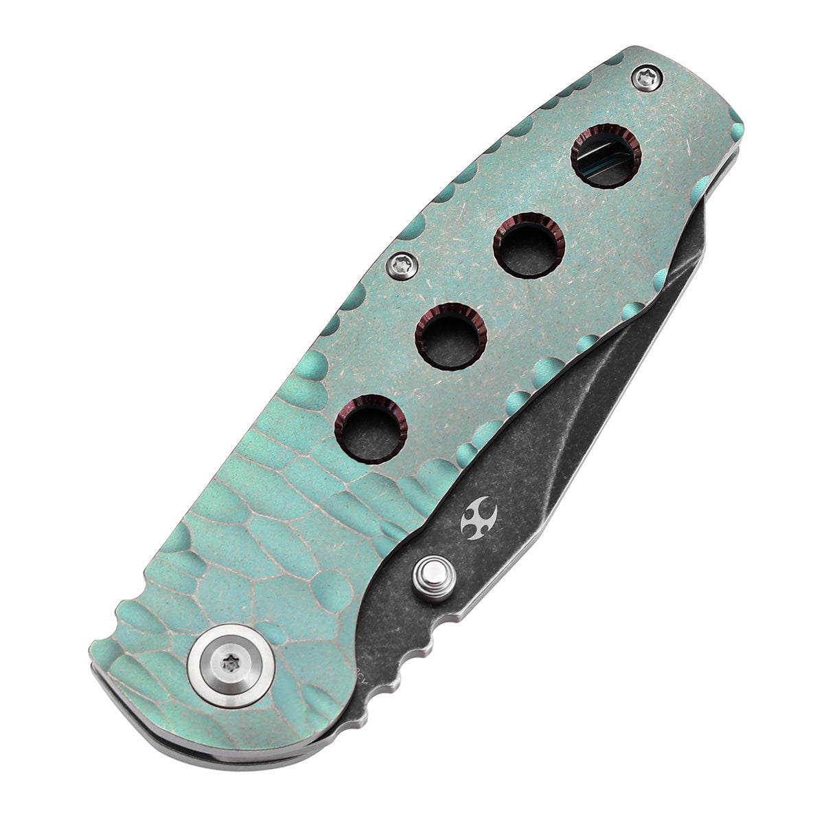 KANSEPT Caveman CPM 20CV钢 钛手柄 K1110A3 绿色 1700