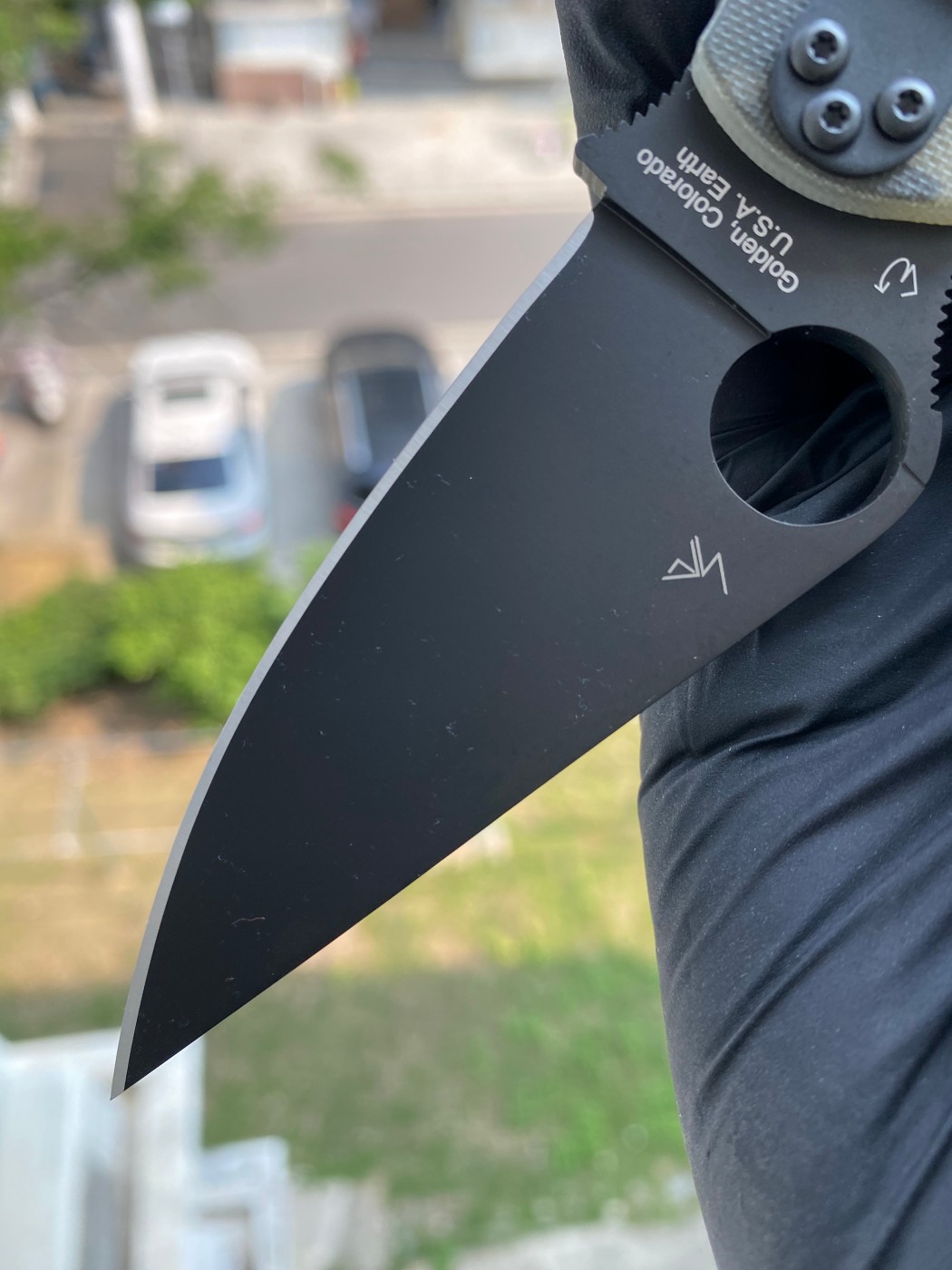 新版本 Spyderco  C81GPCMOBK2   CPM S45VN钢   G-10手柄  迷彩色    1350