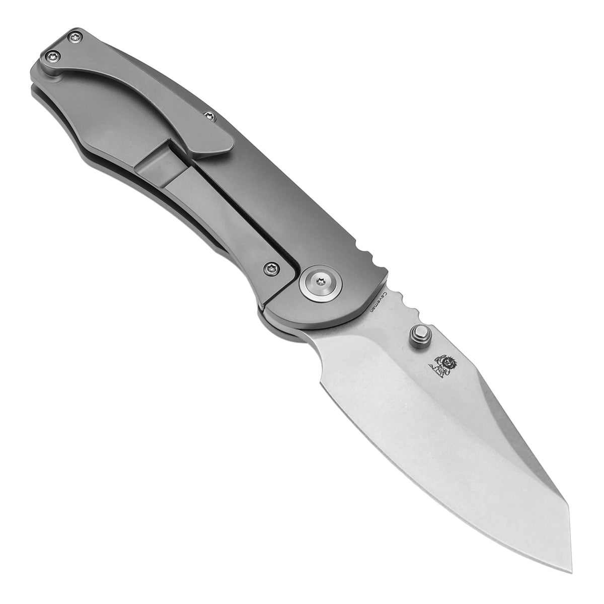 KANSEPT Caveman CPM 20CV钢 钛手柄 K1110A1 钛原色 1700
