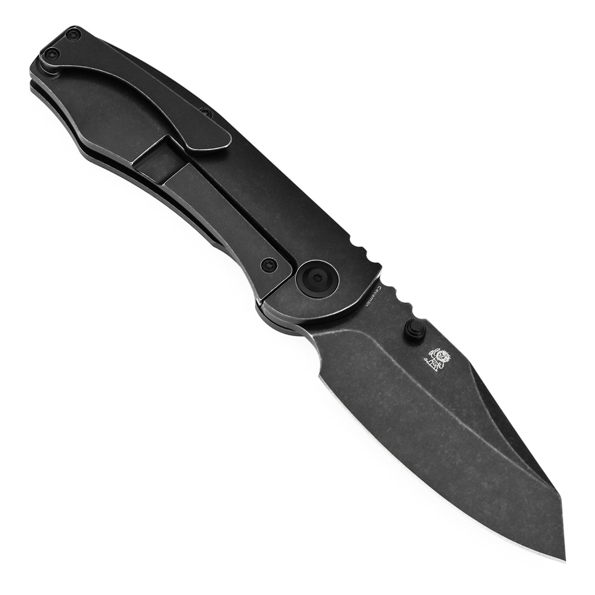 KANSEPT Caveman CPM 20CV钢 钛手柄 K1110B2 黑绿色 1800