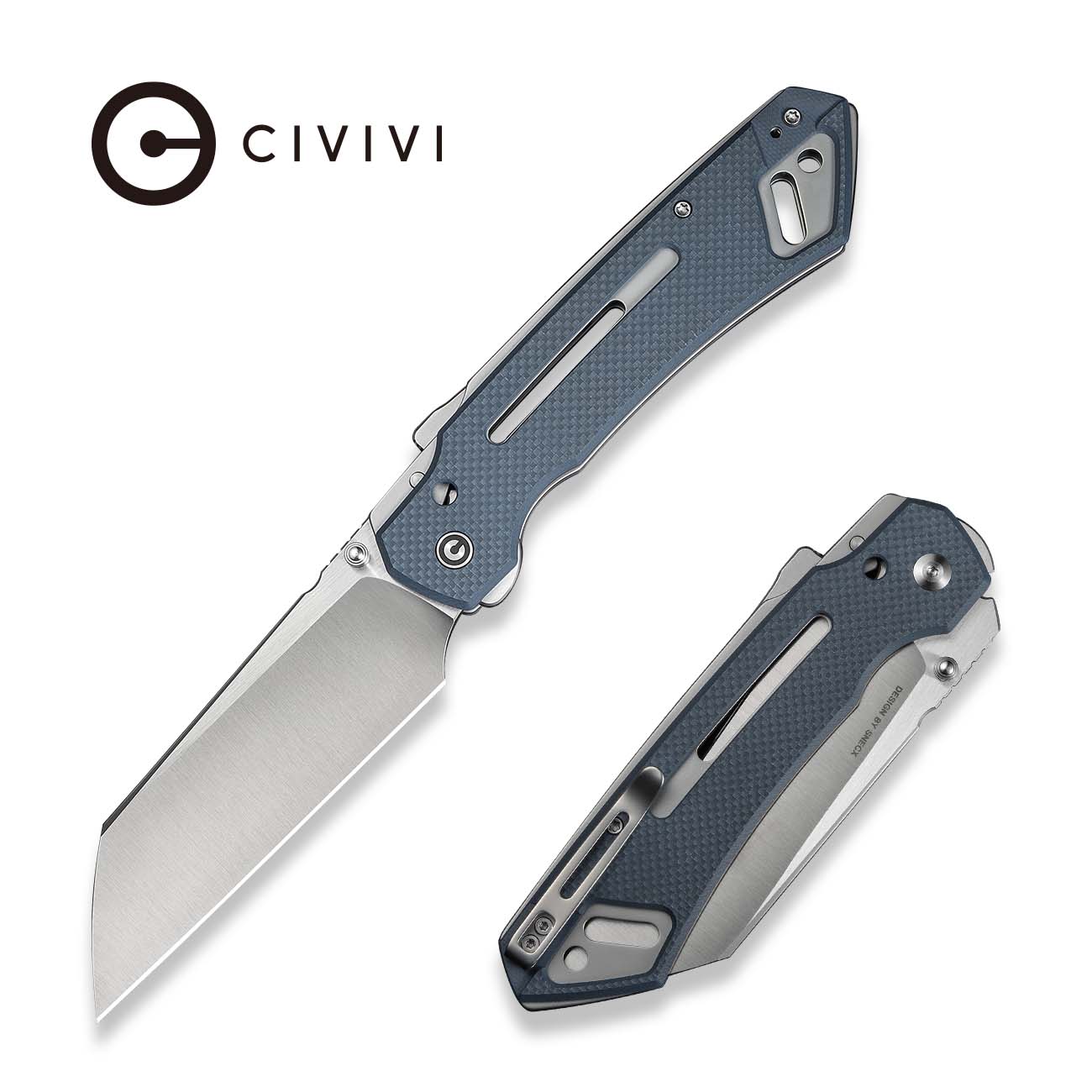 CIVIVI Buster FG Nitro-V钢 G10手柄 C24052-2 蓝色 800