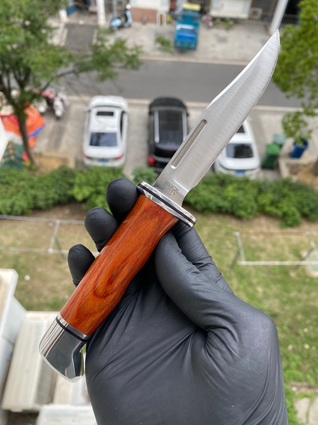 Buck knives 420HC钢 黄檀木柄 117CCS1 棕色 1150