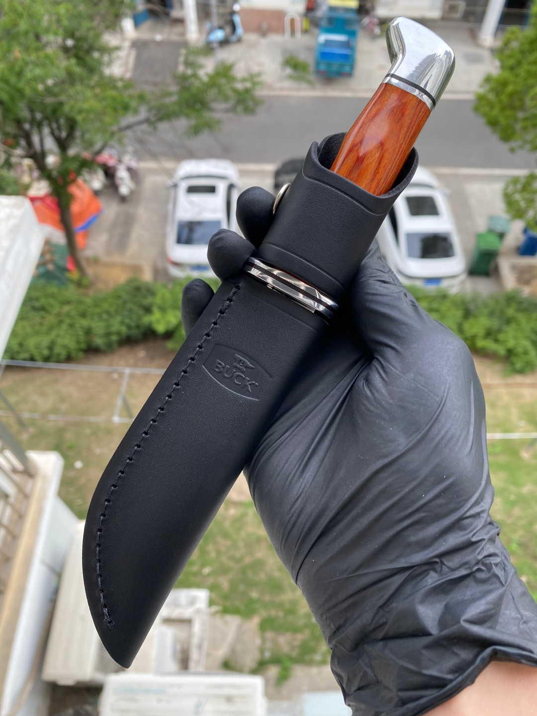 Buck knives 420HC钢 黄檀木柄 117CCS1 棕色 1150