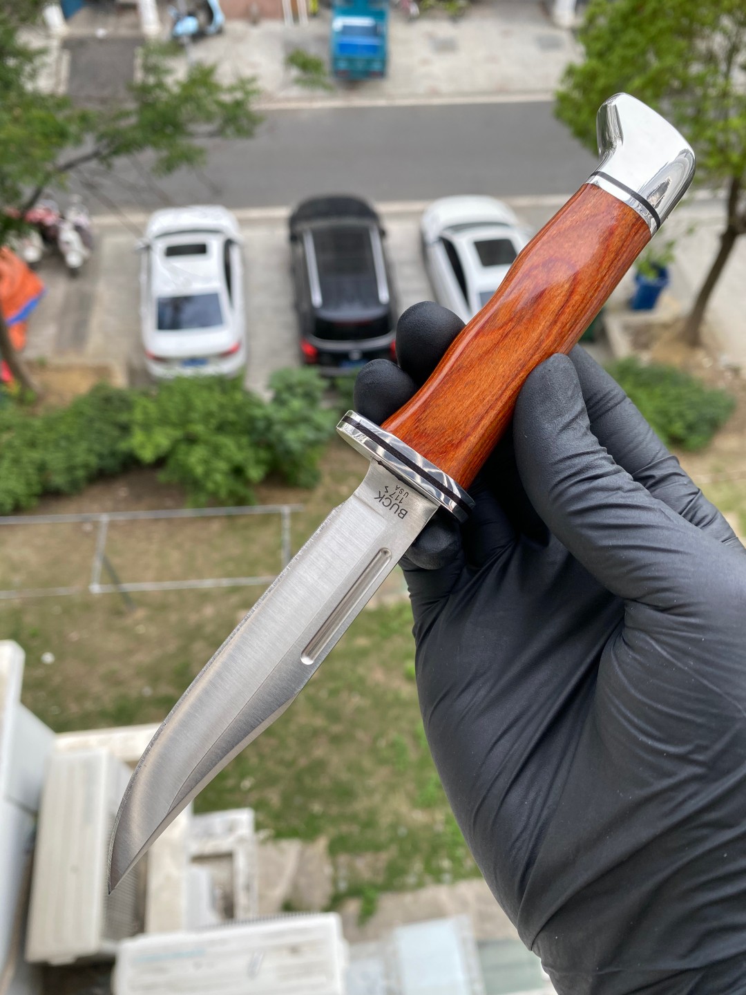 Buck knives 420HC钢 黄檀木柄 117CCS1 棕色 1150