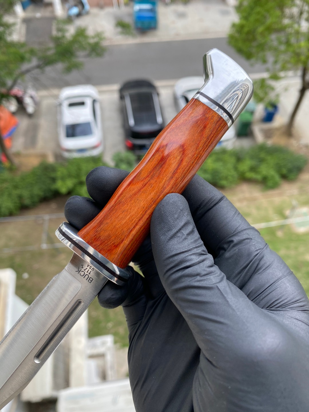 Buck knives 420HC钢 黄檀木柄 117CCS1 棕色 1150