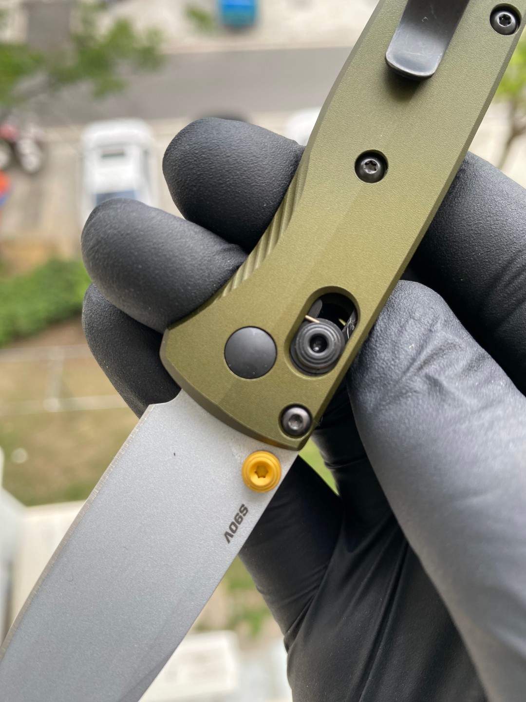 Benchmade Mini Bugout CPM-S90V钢 铝合金柄 533SL-10 林地绿 2599