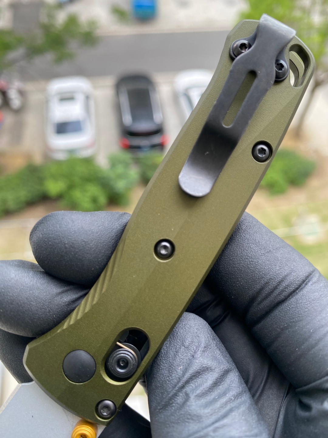 Benchmade Mini Bugout CPM-S90V钢 铝合金柄 533SL-10 林地绿 2599