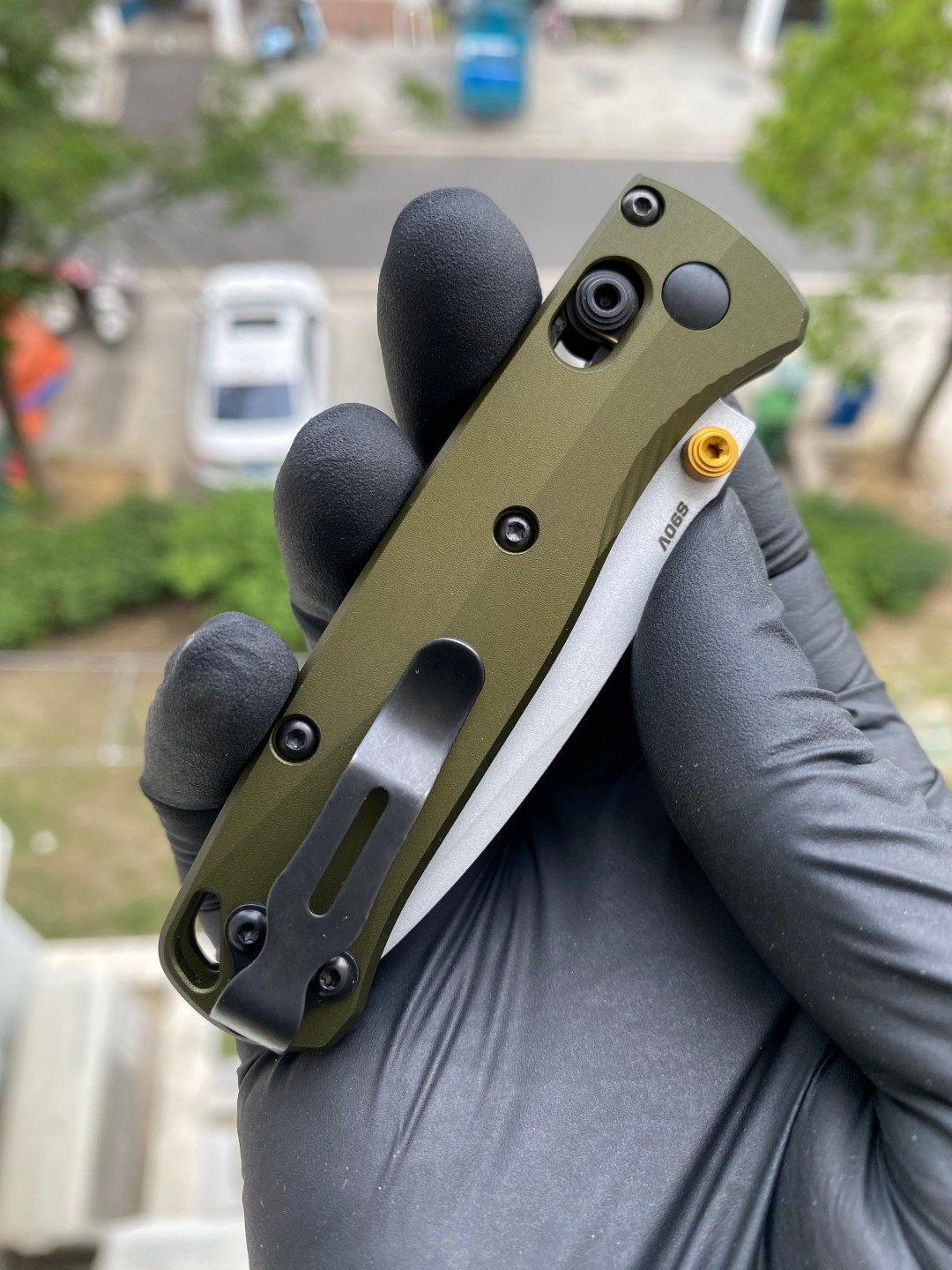 Benchmade Mini Bugout CPM-S90V钢 铝合金柄 533SL-10 林地绿 2599