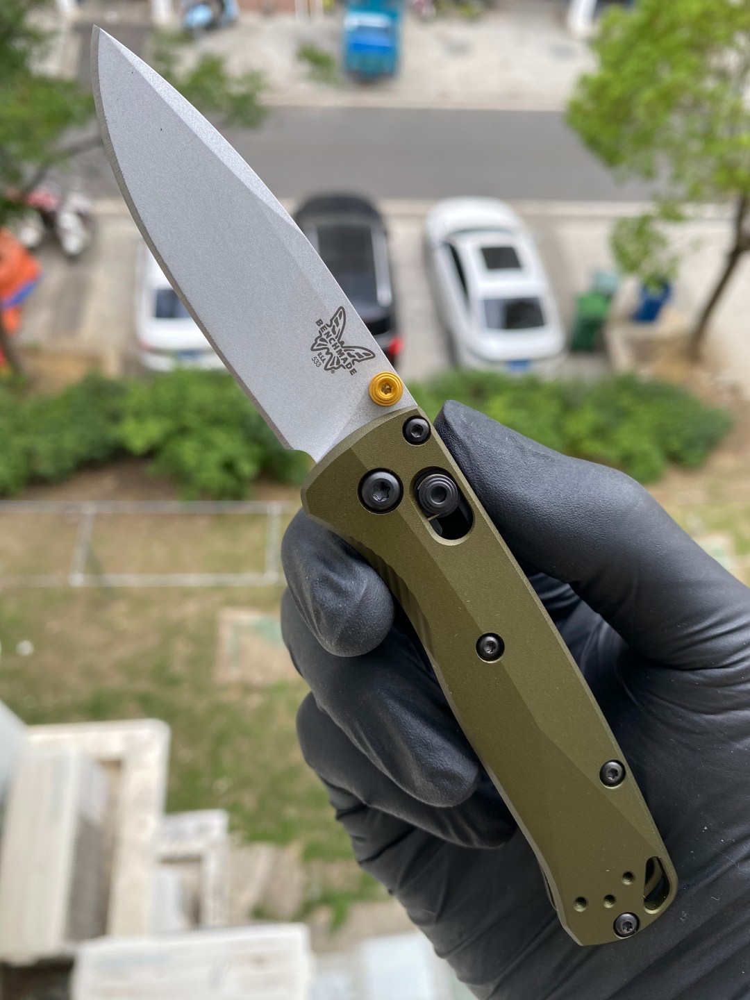 Benchmade Mini Bugout CPM-S90V钢 铝合金柄 533SL-10 林地绿 2599
