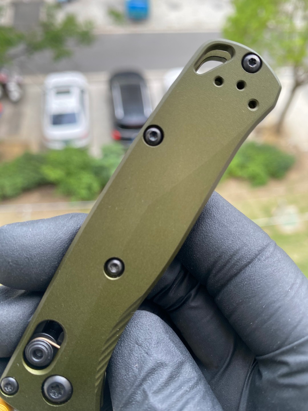 Benchmade Mini Bugout CPM-S90V钢 铝合金柄 533SL-10 林地绿 2599