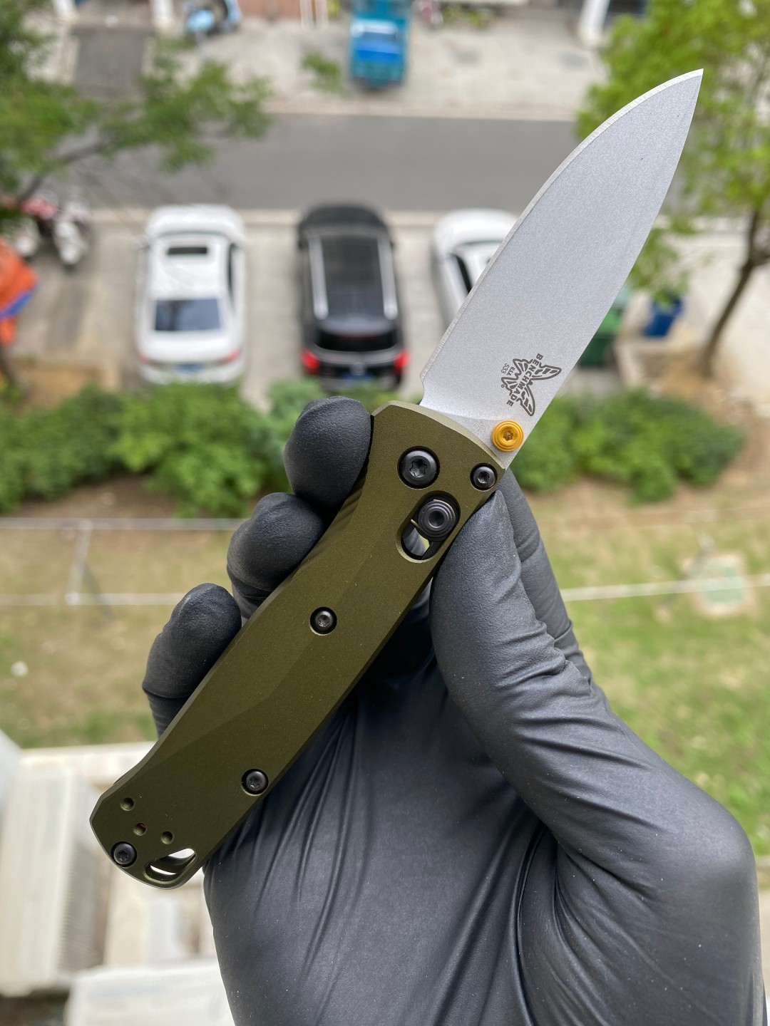 Benchmade Mini Bugout CPM-S90V钢 铝合金柄 533SL-10 林地绿 2599