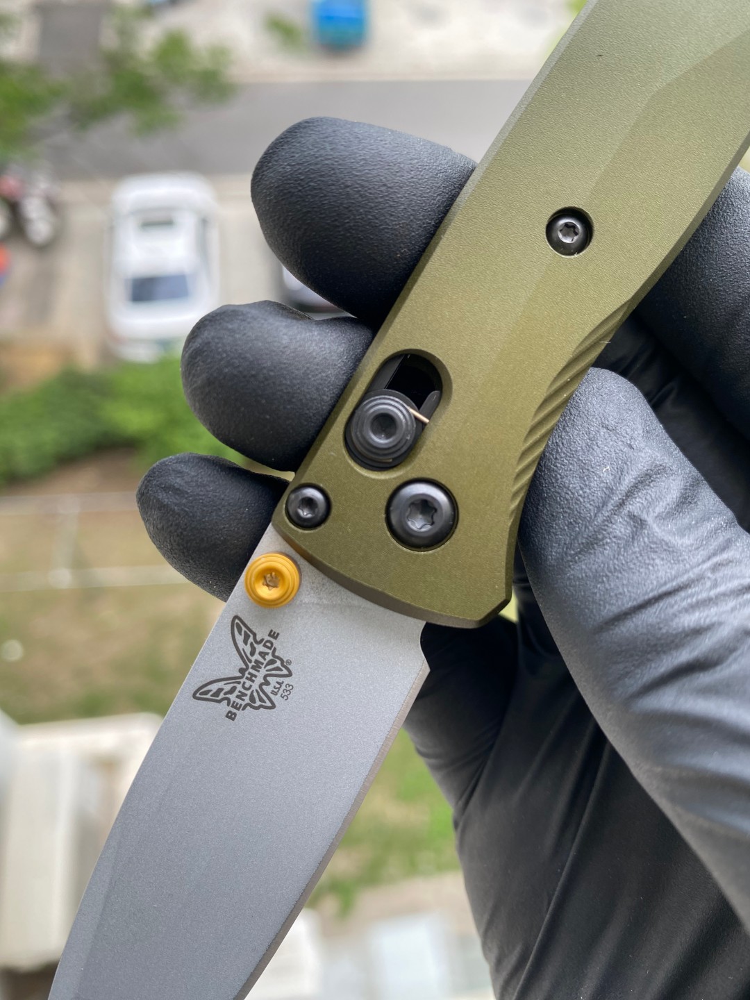 Benchmade Mini Bugout CPM-S90V钢 铝合金柄 533SL-10 林地绿 2599